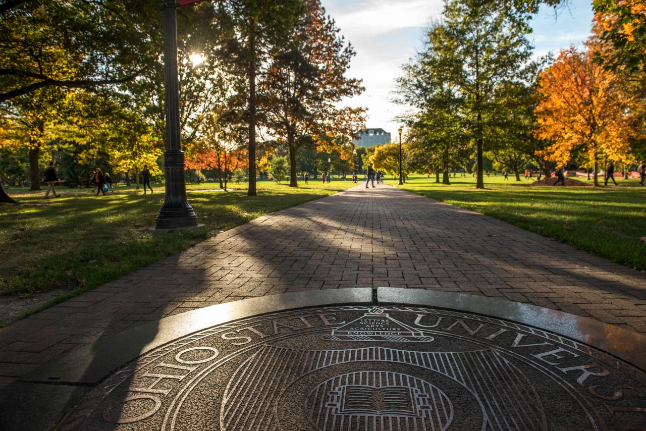 Image of seal on oval at Ohio State